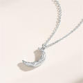 Sun and Moon Couple Necklace Men and Women Premium Simple Sun and Moon Pendant Necklace INS Valentine's Day Gift. 