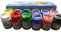 (Pack of 12) Junior Poster Color Apex, for Kids Painting, Apex Peral Plus Color Free Brush Inside. 