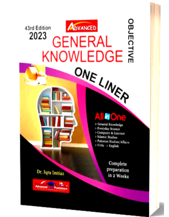 Advanced Objective General Knowledge One Liner by Dr Iqra Imtiaz - SAIM ENTERPRISES