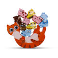 14 Pcs Wooden Kitten Balance Game. 