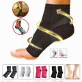 【KuaKe Mall】1 Pair Foot Angel Anti Fatigue Outerdoor Socks Compression Foot Sleeve Support Socks Men Brace Sock Socks. 