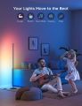 Govee RGBIC Floor Lamp, LED Corner Lamp Works with Alexa, Smart Modern Floor Lamp with Music Sync and 16 Million DIY Colors, Color Changing Standing Lamp for Christmas Bedroom Living Room Black. 