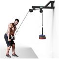Tricep Workout Machine Equipment Wall-Mounted Cable Pulley System with Loading Pin for LAT Pull Down, Tricep and Ab Pulldowns, Biceps Curl, Forearm Wrist Trainer Workout Equipment. 