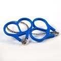 Camping Hand Chain Saws,Chainsaw Portable Folding Pocket Hand Saw for Camping Wood Cutting Tools - Blue. 