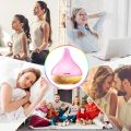 Homasy 330ml Essential Oil Diffuser, 256 Sóothing Light Colors Whisper-Quiet Operation Oil Diffuser with Sleep Mode Design, Waterless Auto-off and BPA-free Aromatherapy Diffuser for Office, Home, Yoga. 