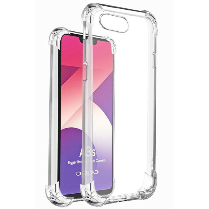 Oppo A1K Soft Anti Shock Transparent Back Cover