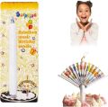 Candle | Fan Birthday candle| Flabellum music Birthday candle  | Surprise clown reusable Birthday candle |Novelty Candle for cake , Birthday fun , Kids Birthday cake | In best quality. 