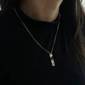 Personalized Eye or Half Face Photo Pendant Necklace - Custom Engraved Jewelry Gift. 