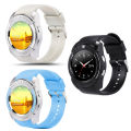 V8 Men Women Smart Watch Sleeping Monitoring Pedometer With 1.22 Inch Round Screen HD Camera Fitness Watch. 