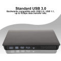 DVD CD-ROM RW Optical Drives USB 3.0 SATA External Enclosure for Laptop Computer. 
