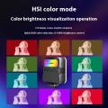 Mini Portable Selfie Light Rechargeable for Live Streaming with RGB Lightning , LED Selfie Light Camera Light for Photography Video Light for Remote Meeting, Recording, Vlogging. 