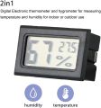 Advanced Mini Digital Thermometer Hygrometer Indoor Room Temperature Humidity Meter Convenient LCD Temperature Sensor Humidity Tester For Egg Incubator , Room , Reptile. 