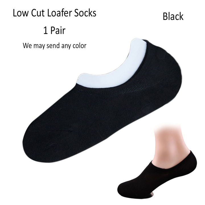 1%20Pair%20of%20Loafer%20Socks%20for%20Men%20and%20Women%20No%20Show%20Sockes%20Cotton%20Loafer%20Low%20Cut%20Socks%20Ankle%20Socks%20in%20Plain%20Random%20Colors%20(Black%20Blue%20White%20Grey)%20-%20Image%207