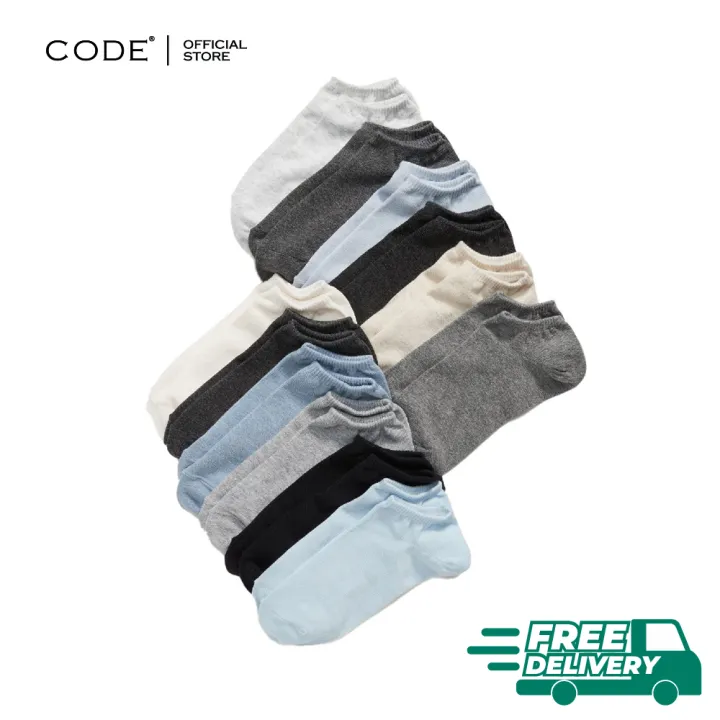 Code%20Unisex%20Ankle%20Socks%20Pack%20of%209%20All-Season%20Cotton%20Fabric%20No-Show%20Low%20Cut%20Casual%20Style%20Multiple%20Colors%20-%20Image%202