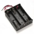 18650 3 Cell Case | Lithium ion Battery Holder / Container With Wires. 