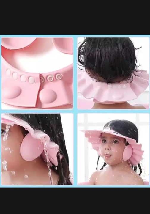 Baby%20Shower%20Cap%20%20for%20kids%20Infant%20Safe%20Children%20Kids%20Shampoo%20Bath%20Head%20Cover%20Dream%20Enterprises%20Durable%20Adjustable%20Baby%20Bath%20Cap%20Hat%20Baby%20Shower%20-%20Image%202