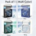 Portable Air Conditioner Fan Big Size | 3-in-1 Mini Air Cooler with Ice & Humidifier | USB Electric Fan with Water Mist | LED Lights | Adjustable Wind Speed | Small Desktop Cooling Fan for Room, Office & Home | 10inches. 