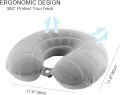 Neck Pillow for Travel U shaped Comfortable Filled with Full of Cotton-Random colors SAM TRADERS WHOLESALE. 