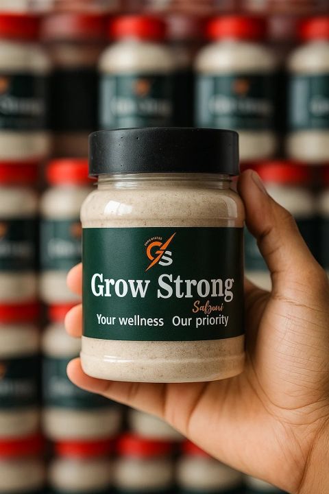 Grow strong, Safoni powder, Wellness supplement, Energy booster, Herbal health powder, Strength powder, Organic immunity powder, Health drink, Natural supplement, Body strength booster, Daily wellness