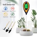 4 in 1 Digital Soil Moisture Meter Moisture pH Light Temperature Soil Tester for Home Garden Farm Lawn Soil Test Kit Tool (Soil Survey Instrument). 