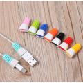 2pcs/Set Soft Cable Protector Bobbin Winder Data Line Case Protection Spring Twine For Phone Android USB Charging Cable Cover. 