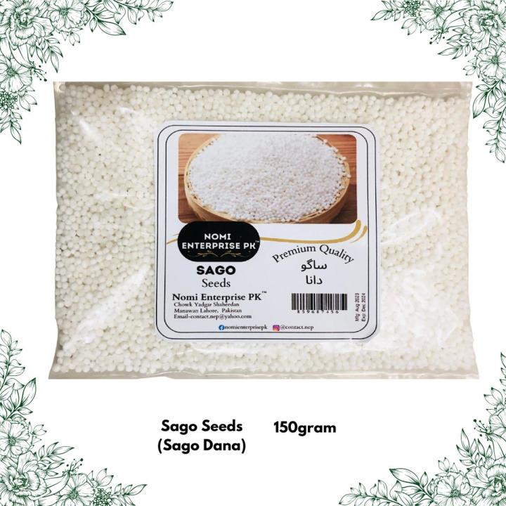Sago Seeds Sago Dana Sabudana pure & fine quality 150g