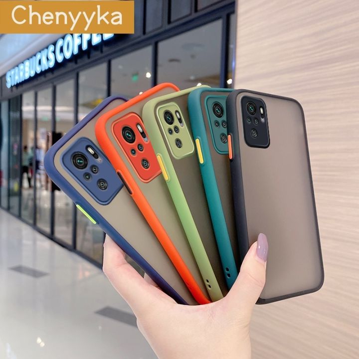 chenyyka%20For%20Redmi%20Note%2010%20Redmi%20Note%2010s%20Case%20Transparent%20Frosted%20Hard%20Back%20Cover%20Lens%20Camera%20Protection%20Phone%20Case%20Edge%20Full%20Cover%20Case%20Fall%20Protection%20Sleeve%20-%20Image%204