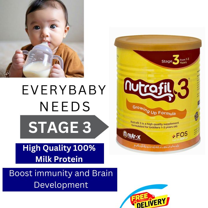 Nutrafil 3 Growing Up Formula Powder Milk 400g