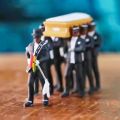 1/64 Ghana Funeral Coffin Dancing Pallbearer Team Model Action Figure Car Decor. 