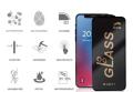 OG it's Me- [10 Pieces Box] For iPhone High Quality Bubble Free (0.4mm) Tempered Glass Cover Full Screen Protector Imported. 