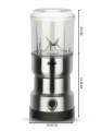 2 in 1 Stainless Steel Juicer & Grinder. 