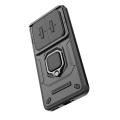 For Realme 13 Pro Plus 5G Case With Slide Camera Cover Built in 360° Rotate Ring Stand Kickstand Full-Body Rugged Shockproof Protective Phone Cover. 
