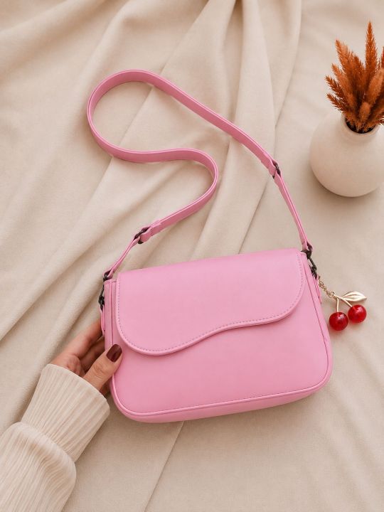 Elegant%20Women%20Shoulder%20Bag%20with%20Cherry%20Charm%20-%20Luxury%20Curved%20Flap%20PU%20Leather%20Crossbody%20Bag,%20Premium%20Ladies%20Handbag,%20Girls%20Fashion%20Underarm%20Purse%20with%20Adjustable%20Strap%20-%20Image%204
