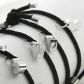 4 Pcs / Set Jewelry Heart Magnet Friendship Bracelet String Lucky Clover Bracelet for Women. 
