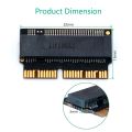 M.2 NGFF AHCI NVMe SSD Converter Adapter 12+16Pin for MacBook 2013-2017 M.2 NVME SSD Convert Adapter. 