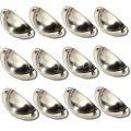 Practical 12X Kitchen Cupboard Door Cabinet Cup Drawer Furniture Antique Shell Pull Handle metal. 