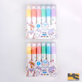 Pack of 2 Mini Cute Pencil Shape Colourful Highlighter Markers, 6pcs/set Highlighter Pens total 12 pcs highlighters| Cute stationary items for girls. 
