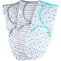 2pcs Baby Swaddle Blanket, 0 to 6 M Swaddle Wrap for Infant, Adjustable Newborn Swaddle, Organic Cotton Baby Swaddle. 