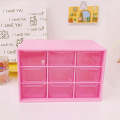 Transparent Storage Box Rack 9 Drawer Set. 