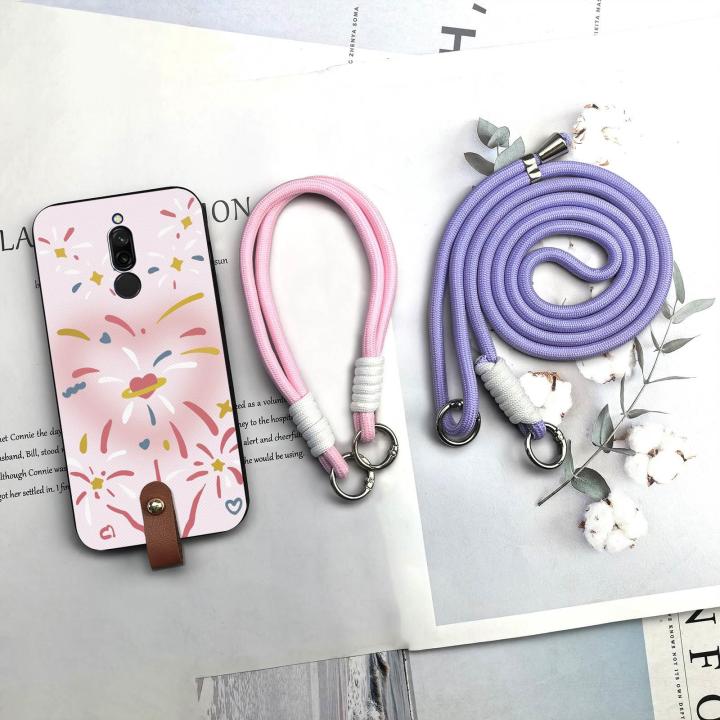 Necklace%20Dirt-resistant%20Phone%20Case%20For%20Xiaomi%20Redmi%208%20Soft%20case%20Full%20wrap%20Cartoon%20Cute%20Durable%20Anti-dust%20Crossbody%20TPU%20-%20Image%203
