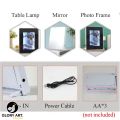 Glory Art-Your Memories with a Magic Mirror Photo Frame and LED. 