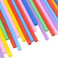 300Pcs 10.3in Jumbo Straws Smoothie Straws Assorted Bright Colors. 