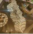 Table Runner, Center Table Dressing Table Non-Slip Flower Design Table runner Stylish and Classic for most attractive table. 