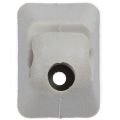 HYQZLTCA 2X Beige Sunshade Holder Fix Clip Holder Hanger for Vauxhall CORSA ASTRA VECTRA TIGRA VIVARO. 