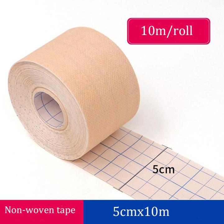 1 Roll 5cmx10m Medical Non-woven Fabric Tap Breathable Hyposensitive Plaster Wound Dressing Catheter Needle Fixation Tape