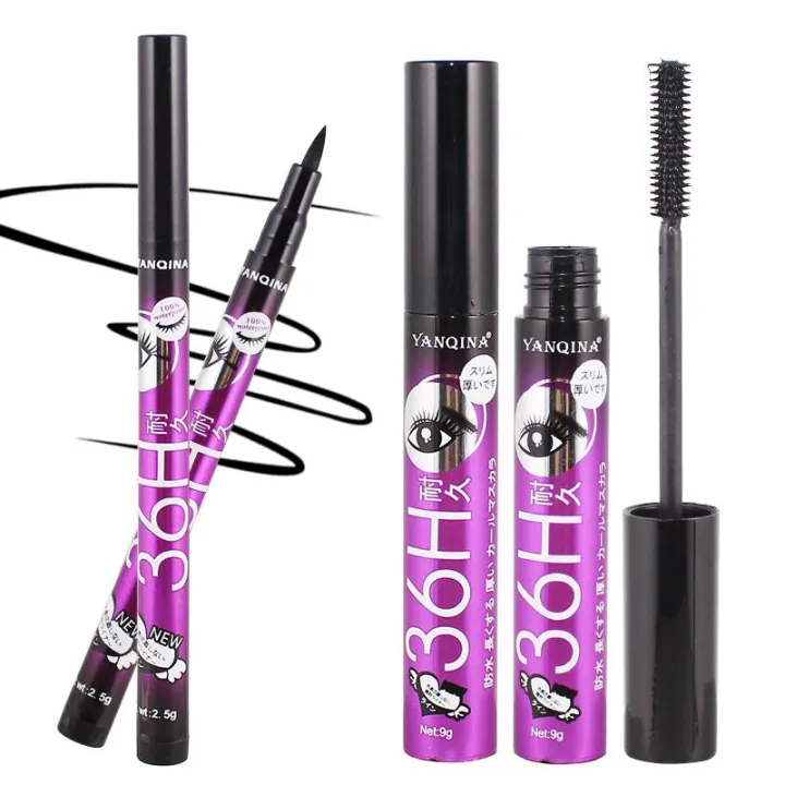 Liquid%20Eyeliner%20Pencil+Waterproof%20Mascara%20Set%20Cosmetics%20New%20Brand%20Eye%20Liner%20Thick%20Curling%20Mascara%20Eyebrow%20Pencil%20Makeup%20-%20Image%204