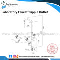 Lab Faucet with Triple Outlet, Triple Outlet Faucet, Laboratory Service Fixtures-Laboratory Faucets-Triple Outlet Faucet, laboratory Faucet. 