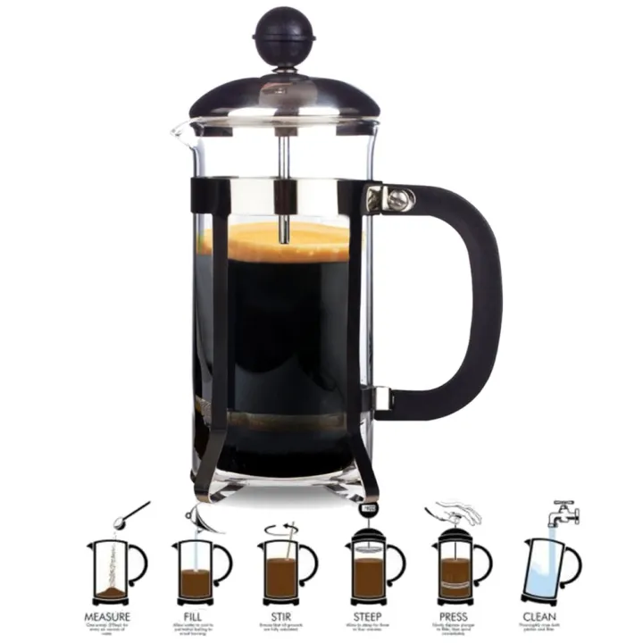 Stainless%20Steel%20Glass%20French%20Filter%20Coffee%20Pot%20Coffee%20Tea%20Pot%20Press%20Plunger%20Hollow%20Cafetiere%20Tool%20New%20Coffee%20Maker%20350/600%20ml%20-%20Image%204