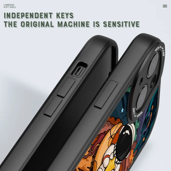 DEL%20for%20Huawei%20P30%20Mobile%20Cover%20Cartoon%20Astronaut%20Phone%20Case%20PU%20Leather%20Soft%20Silicone%20Edge%20Back%20Cover%20-%20Image%208