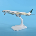 "PIA Boeing 777 Diecast Airplane Model 1:300 20cm (7.9 Inch) Pakistan International Airlines Metal Aircraft with Wheels | Premium Home & Office Decoration"
Write description  as well. 